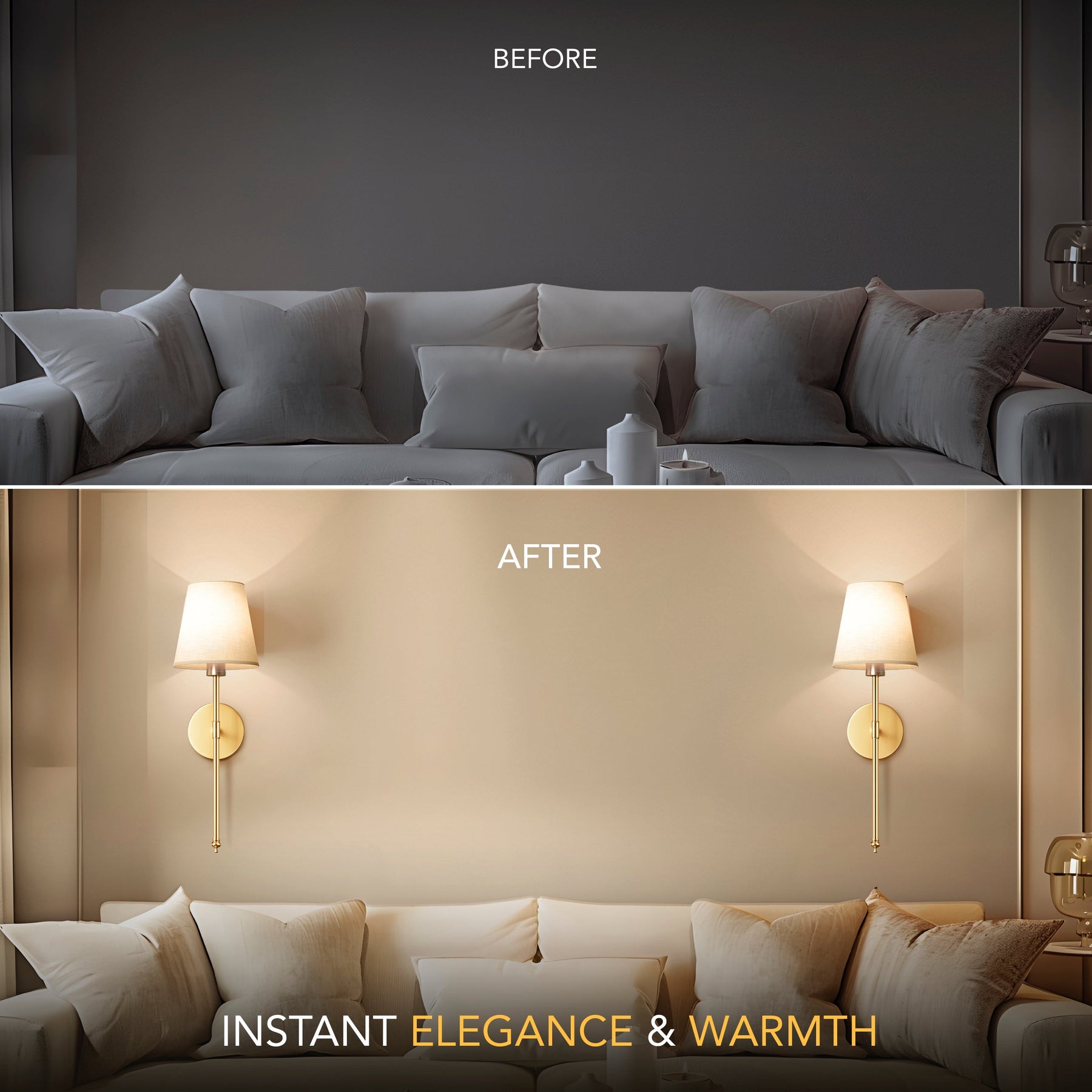 Wireless Wall Sconces